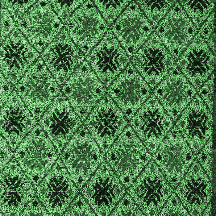 Machine Washable Abstract Emerald Green Modern Area Rugs, wshabs4359emgrn