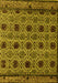 Abstract Yellow Modern Rug, abs4359yw