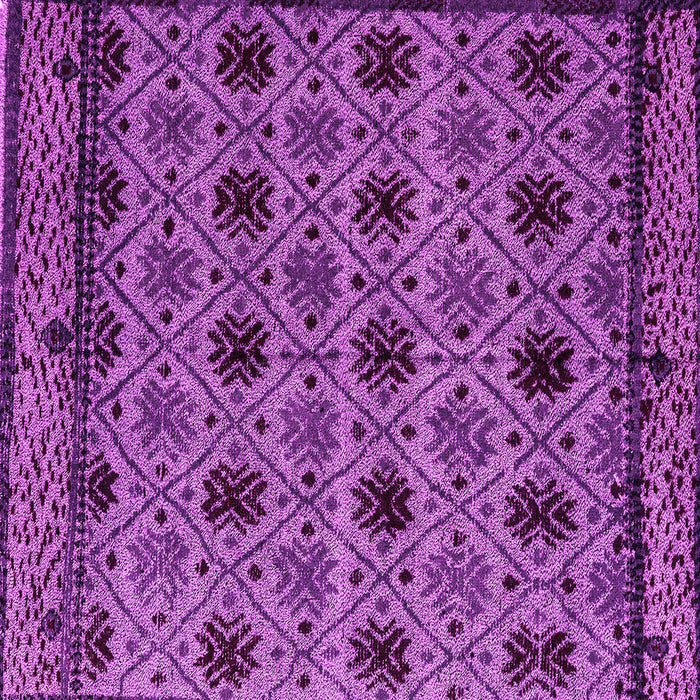 Square Abstract Pink Modern Rug, abs4359pnk