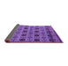 Sideview of Abstract Purple Modern Rug, abs4359pur