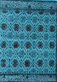 Abstract Light Blue Modern Rug, abs4359lblu