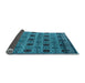 Sideview of Abstract Light Blue Modern Rug, abs4359lblu