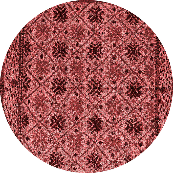 Abstract Red Modern Rug, abs4359red