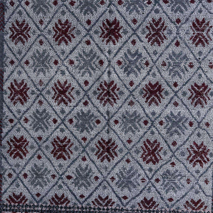 Machine Washable Abstract Dark Gray Rug, wshabs4359