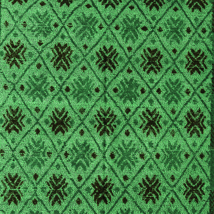 Machine Washable Abstract Green Modern Area Rugs, wshabs4359grn