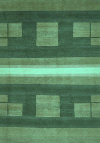 Abstract Turquoise Modern Rug, abs435turq