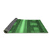 Sideview of Abstract Emerald Green Modern Rug, abs435emgrn