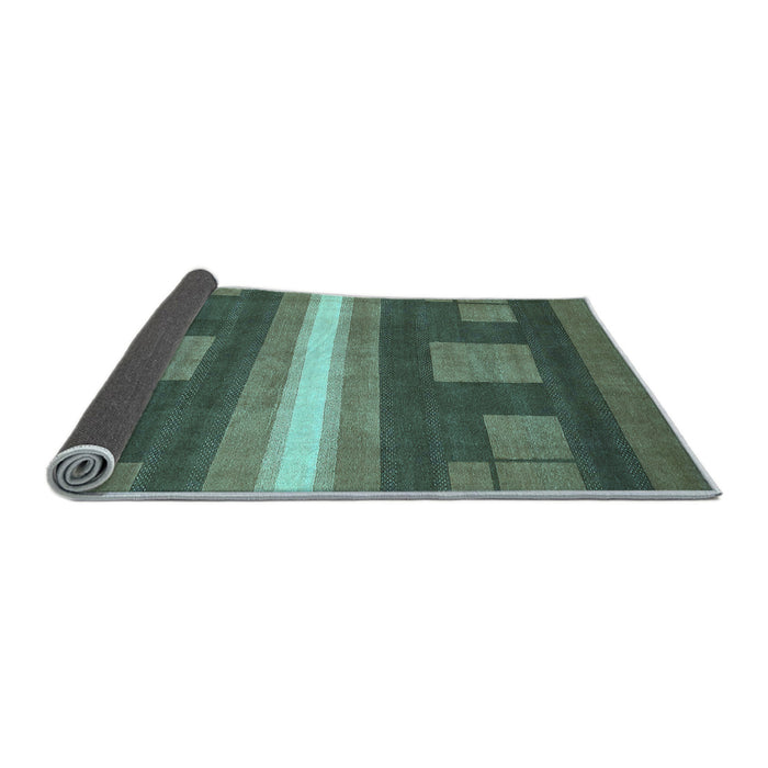 Sideview of Abstract Light Blue Modern Rug, abs435lblu