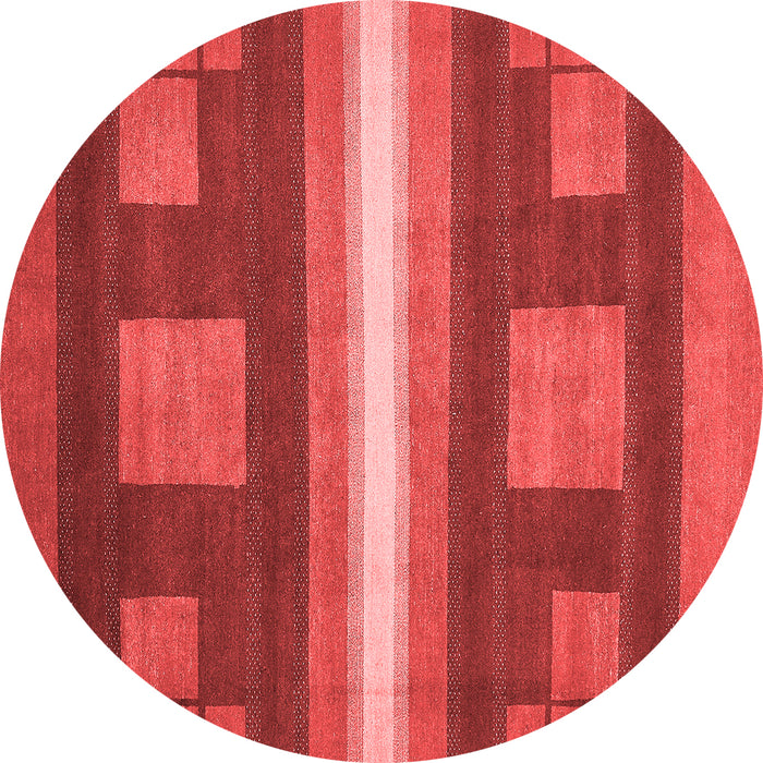 Machine Washable Abstract Red Modern Rug, wshabs435red