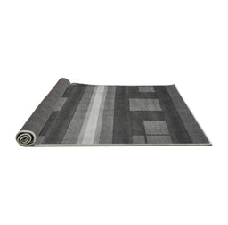 Sideview of Abstract Gray Modern Rug, abs435gry