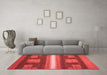 Modern Red Washable Rugs