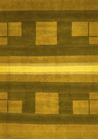 Abstract Yellow Modern Rug, abs435yw