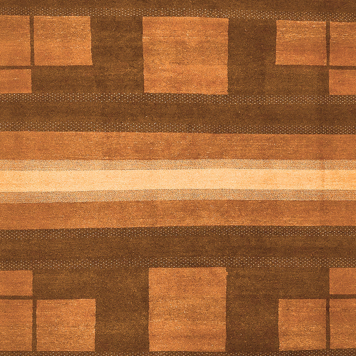 Abstract Orange Modern Rug, abs435org