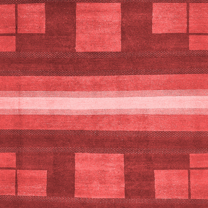 Machine Washable Abstract Red Modern Rug, wshabs435red