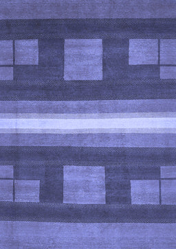 Abstract Blue Modern Rug, abs435blu