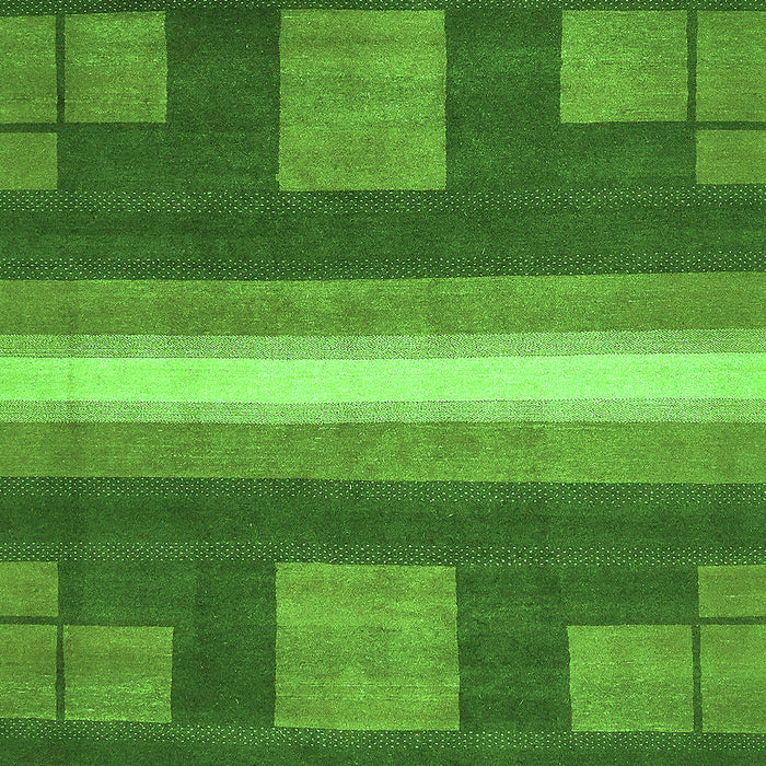 Abstract Green Modern Rug, abs435grn