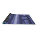 Sideview of Abstract Blue Modern Rug, abs435blu