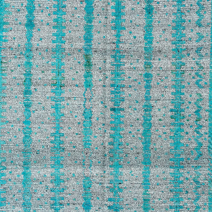 Machine Washable Abstract Blue Rug, wshabs4360