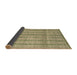 Sideview of Abstract Brown Modern Rug, abs4360brn