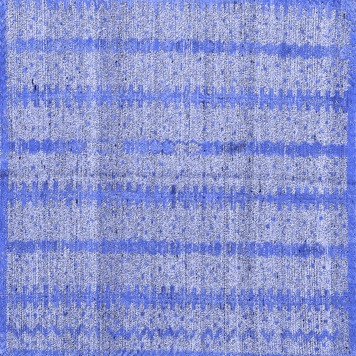 Square Abstract Blue Modern Rug, abs4360blu