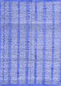 Abstract Blue Modern Rug, abs4360blu