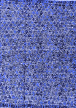 Abstract Blue Modern Rug, abs4361blu