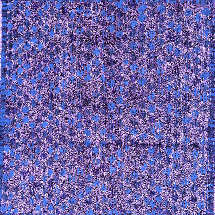 Square Machine Washable Abstract Purple Modern Area Rugs, wshabs4361pur