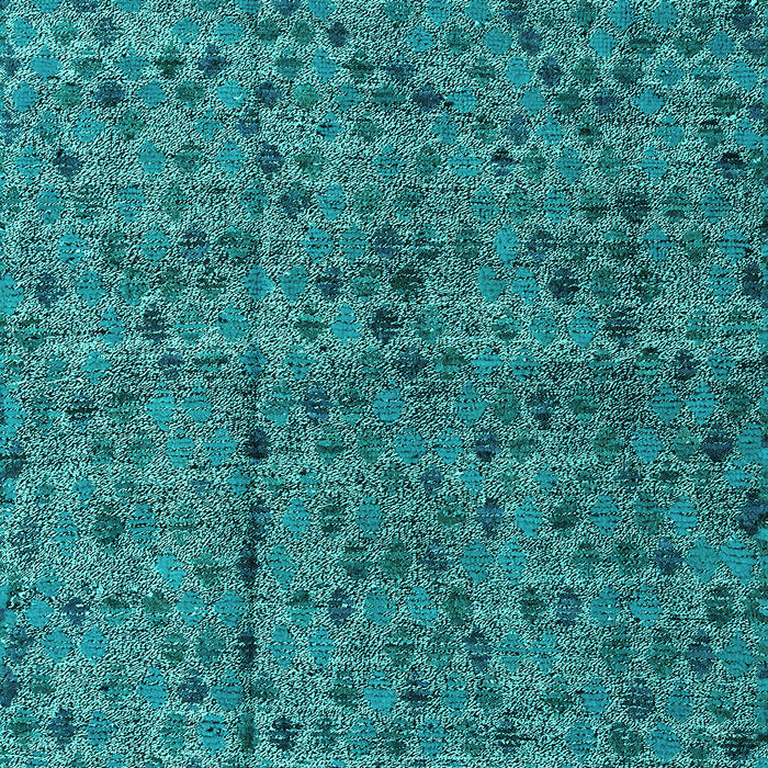 Machine Washable Abstract Turquoise Modern Area Rugs, wshabs4361turq