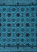 Machine Washable Abstract Light Blue Modern Rug, wshabs4362lblu