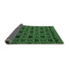 Sideview of Abstract Emerald Green Modern Rug, abs4362emgrn