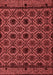 Abstract Red Modern Area Rugs