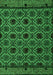 Abstract Green Modern Rug, abs4362grn