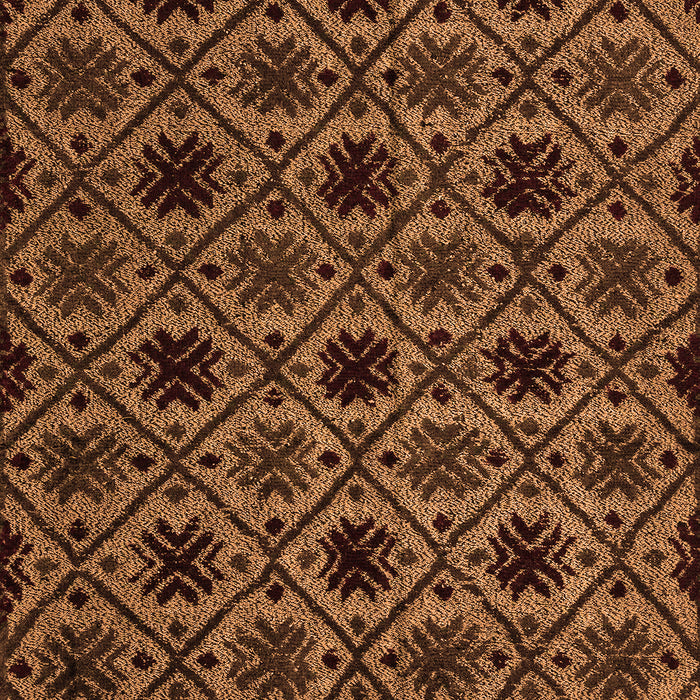 Abstract Orange Modern Rug, abs4362org