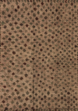 Abstract Brown Modern Rug, abs4363brn