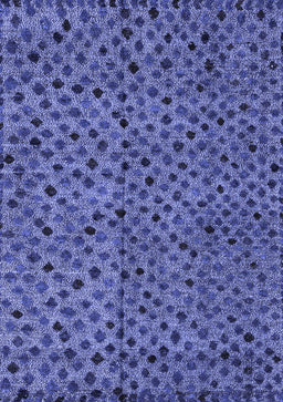 Abstract Blue Modern Rug, abs4363blu