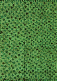 Abstract Green Modern Rug, abs4363grn