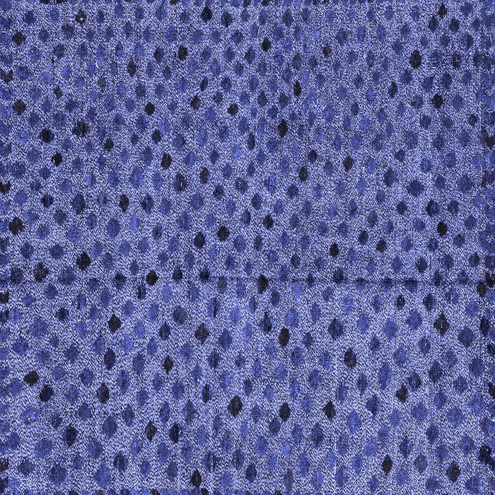 Square Abstract Blue Modern Rug, abs4363blu