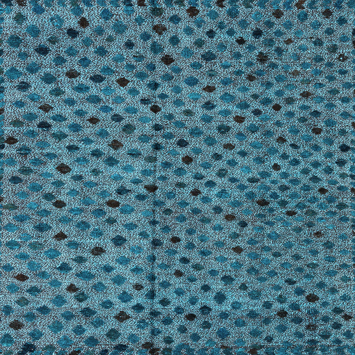 Square Machine Washable Abstract Light Blue Modern Rug, wshabs4363lblu
