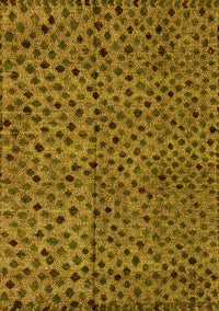 Abstract Yellow Modern Rug, abs4363yw