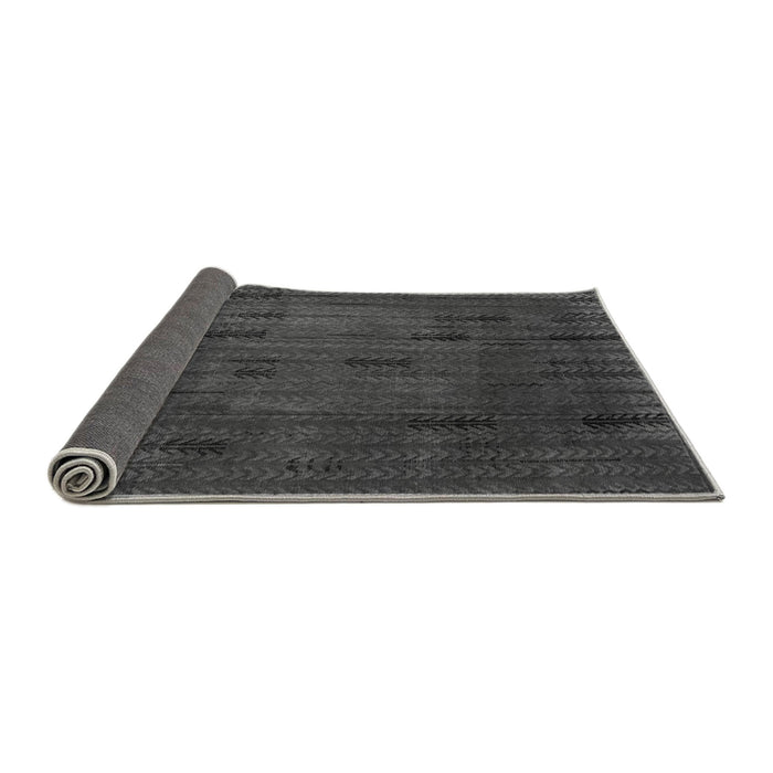 Sideview of Persian Gray Bohemian Rug, abs4364gry