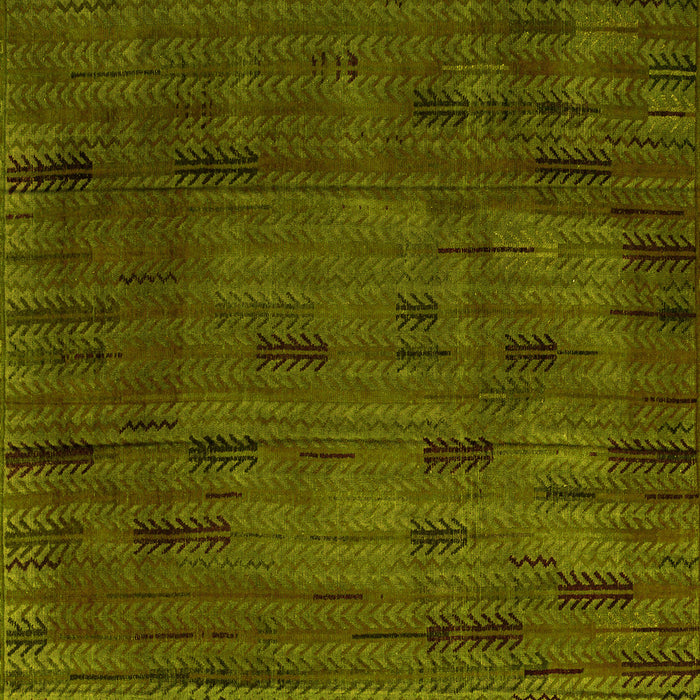 Square Persian Yellow Bohemian Rug, abs4364yw