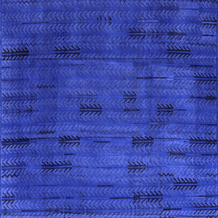 Square Persian Blue Bohemian Rug, abs4364blu