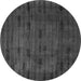 Round Persian Gray Bohemian Rug, abs4364gry