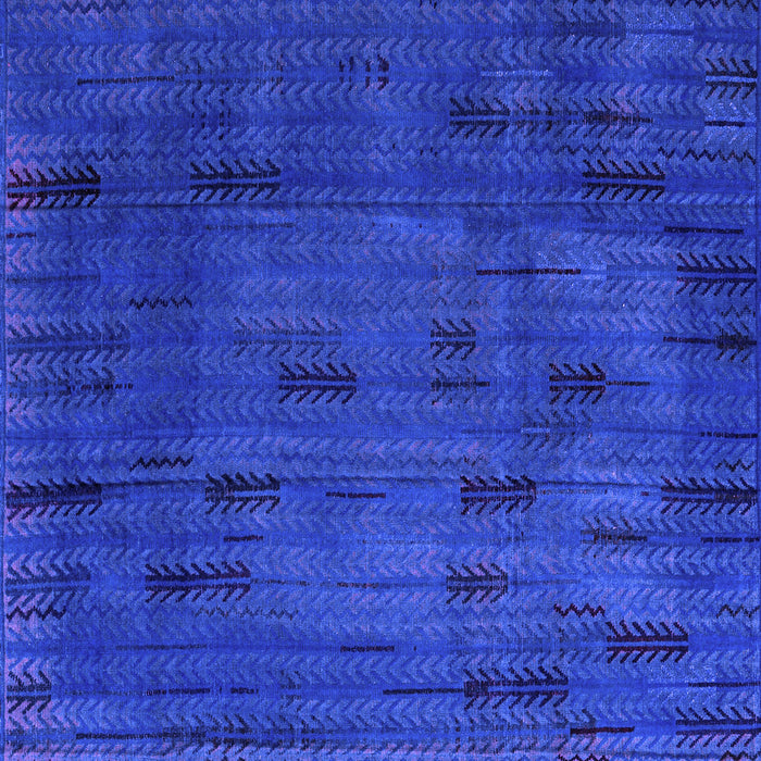 Square Machine Washable Persian Purple Bohemian Area Rugs, wshabs4364pur