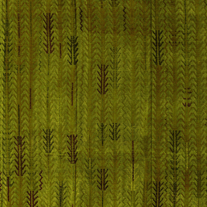 Machine Washable Persian Yellow Bohemian Rug, wshabs4364yw