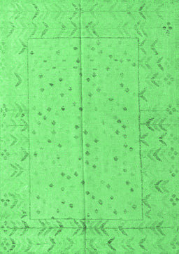 Abstract Emerald Green Modern Rug, abs4365emgrn