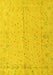 Abstract Yellow Modern Rug, abs4365yw