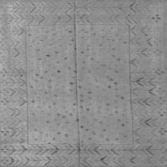 Square Machine Washable Abstract Gray Modern Rug, wshabs4365gry