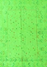 Abstract Green Modern Rug, abs4365grn