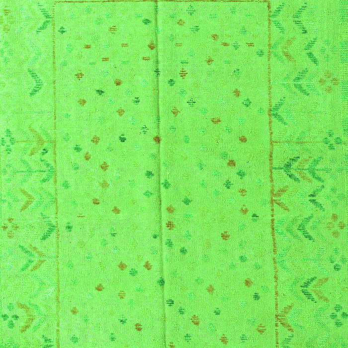 Abstract Green Modern Rug, abs4365grn